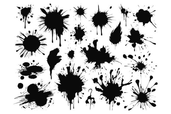 Download Scrawls and Blots Vector Illustrations - Premium Resources