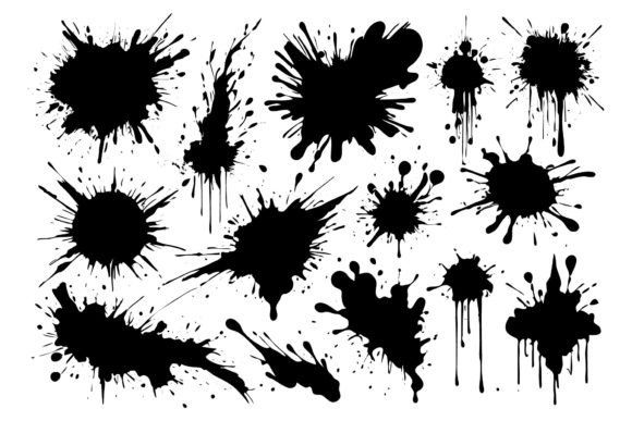Download Scrawls and Blots Vector Illustrations - Premium Resources